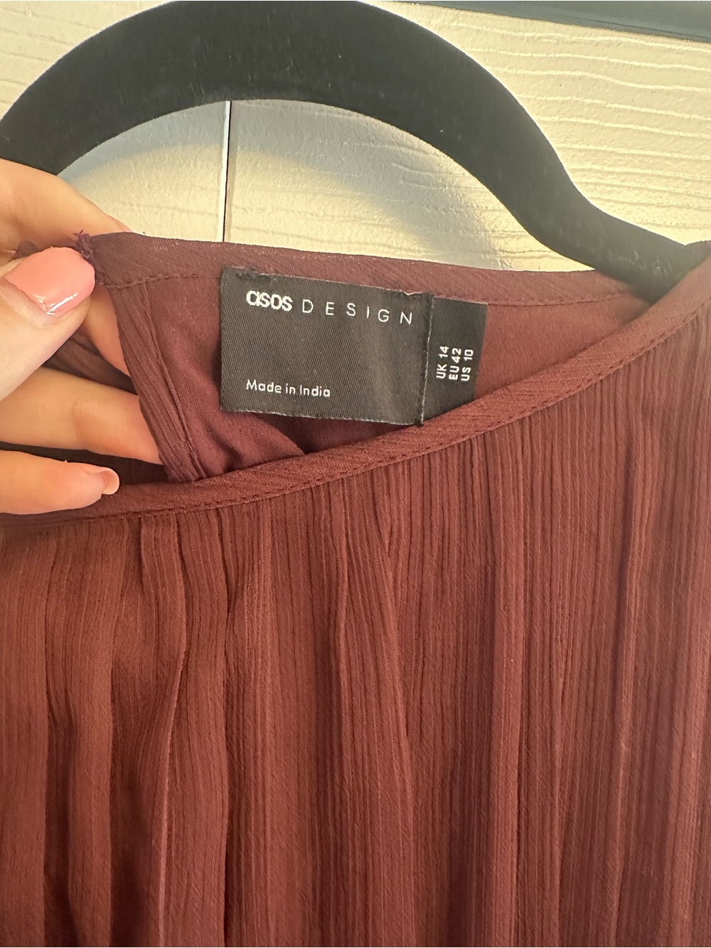 ASOS Design Brand New Waisted Detail Midi Dress - Picture 4 of 5